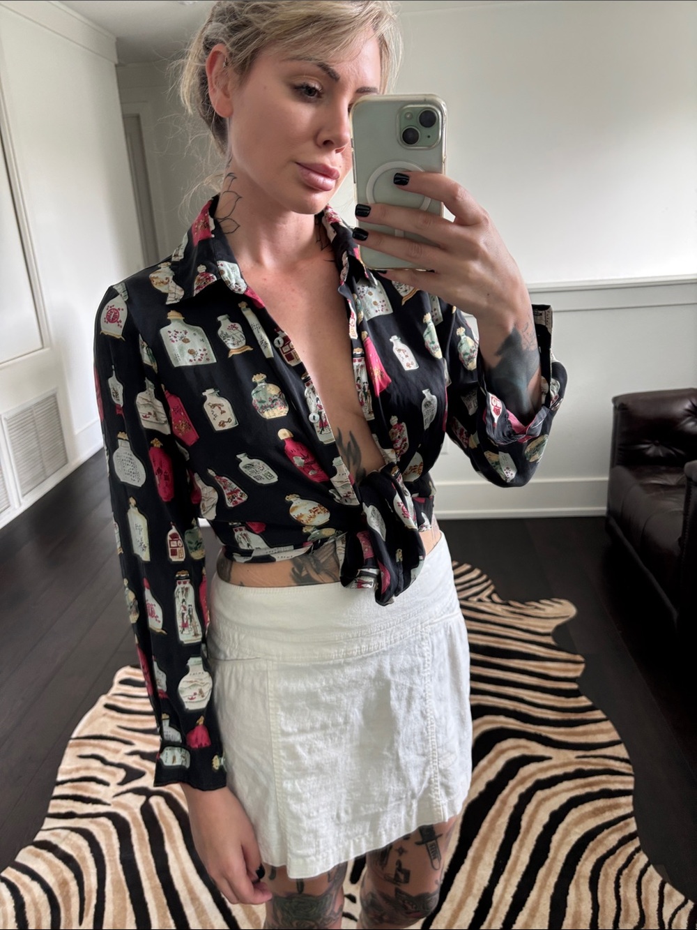 90s Vintage Silk Blouse